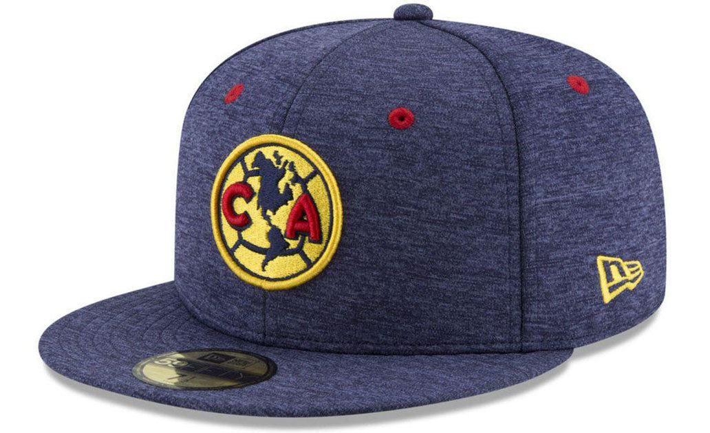 Club America Fitted New Era 59Fifty Shadow Blue Cap Hat - THE 4TH QUARTER