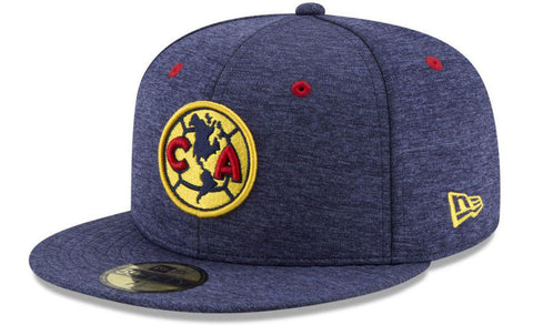 Club America Fitted New Era 59Fifty Shadow Blue Cap Hat