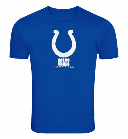 Indianapolis Colts Mens T-Shirt Majestic NL Logo Blue