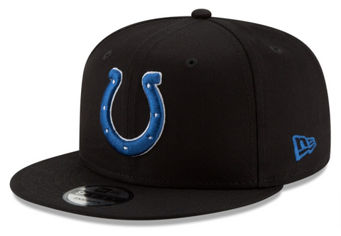 Indianapolis Colts Snapback New Era 9FIFTY Basic Black Hat Cap