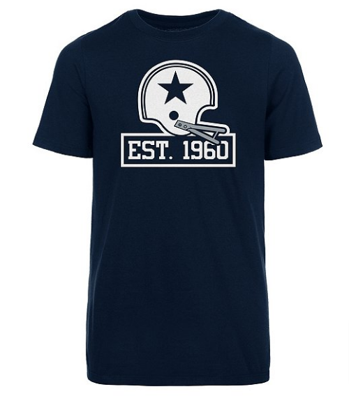 Dallas Cowboys Youth T-Shirt DCA Est. 1960 Tee Navy - THE 4TH QUARTER