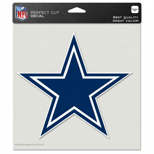 Dallas Cowboys Decal 8x8 Die-Cut Decal - THE 4TH QUARTER