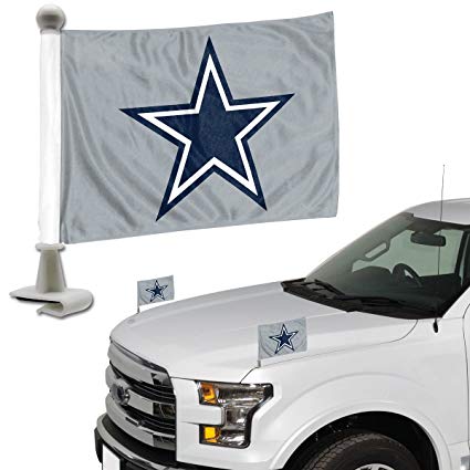 Dallas Cowboys Auto Ambassador Flag Set