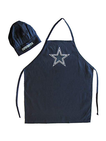 Dallas Cowboys Cooking Apron and Chef Hat Set 2-Piece