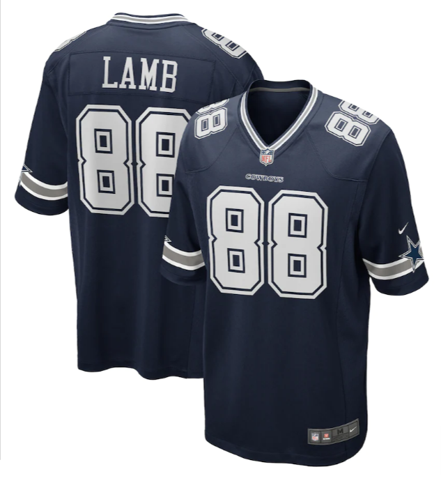 Dallas Cowboys Mens Jersey Nike CeeCee Lamb #88 Navy Legend - THE 4TH QUARTER