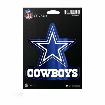 Dallas Cowboys Rico 5" Metallic Decal Die Cut Sticker - THE 4TH QUARTER