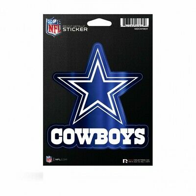 Dallas Cowboys Rico 5" Metallic Decal Die Cut Sticker