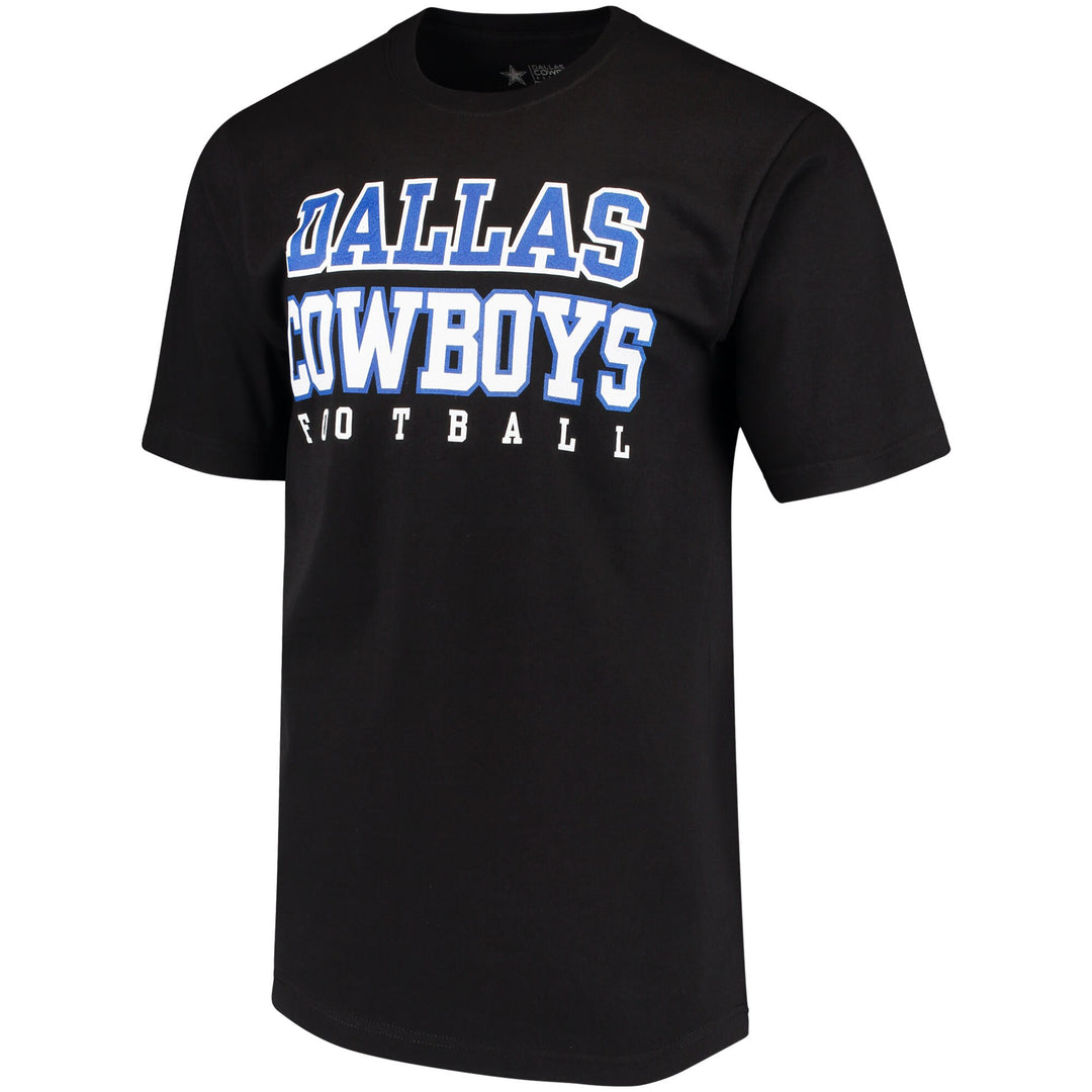 Dallas Cowboys Mens T-Shirt Practice Black - THE 4TH QUARTER