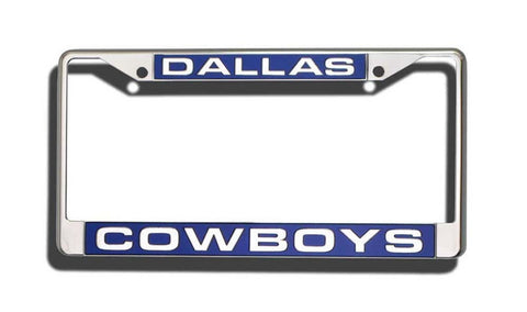 Dallas Cowboys Laser Chrome License Plate Frame - THE 4TH QUARTER