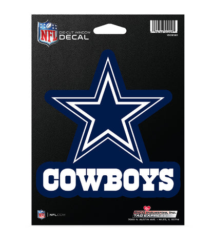 Dallas Cowboys Decal Medium Die Cut - THE 4TH QUARTER