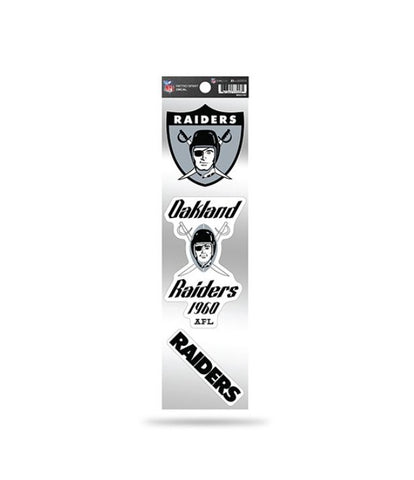 Las Vegas Raiders Retro Triple Spirit Decal 3 Pack Stickers