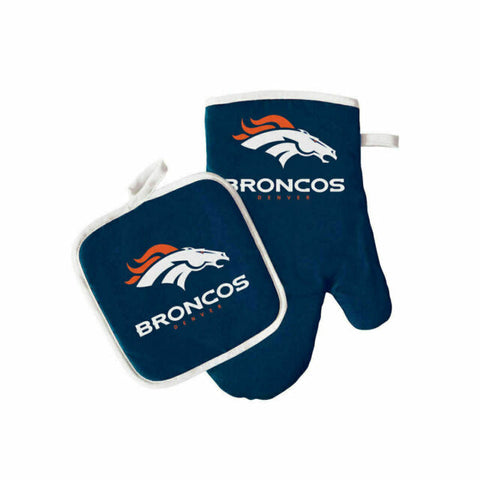 Denver Broncos Oven Mitt and Pot Holder