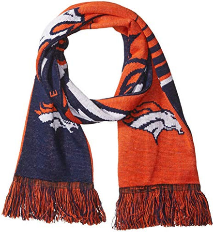 Denver Broncos FOCO Striped Scarf