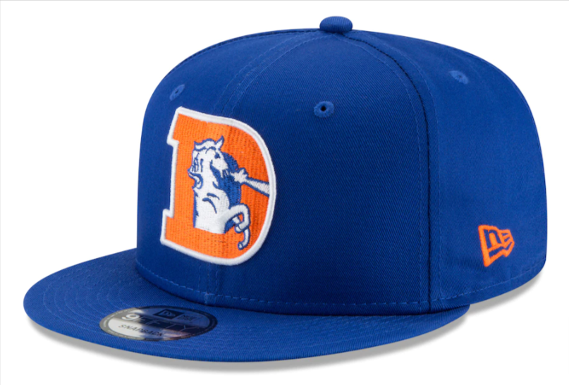 Denver Broncos Snapback New Era 9FIFTY Throwback Blue Hat Cap