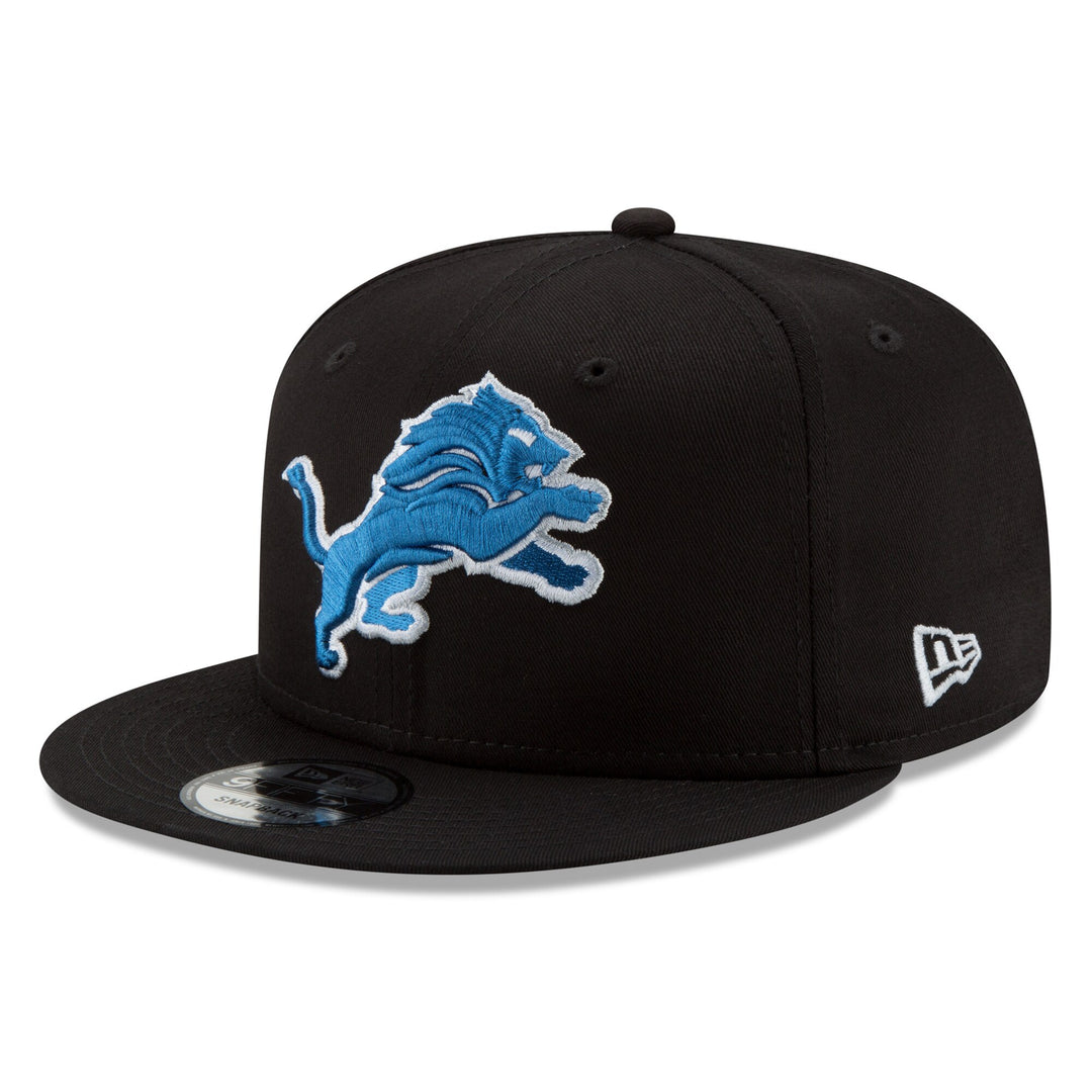 Detroit Lions Snapback New Era 9FIFTY Basic Black Hat Cap