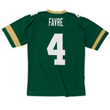 Green Bay Packers Mens Jersey Mitchell & Ness #4 Favre 1996 Legacy Throwback Green
