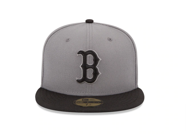 Boston Red Sox Fitted New Era 59FIFTY 'B' Logo Storm Charcoal Black Ca –  THE 4TH QUARTER