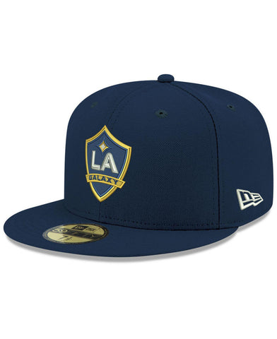 Los Angeles Galaxy Fitted New Era 59Fifty Logo Navy Hat Cap