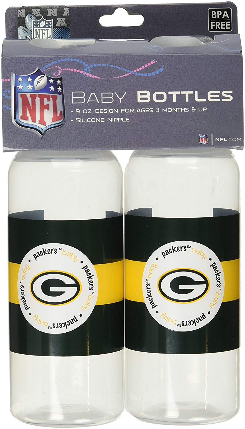 Green Bay Packers 9 oz. Bottles (2pk) - THE 4TH QUARTER