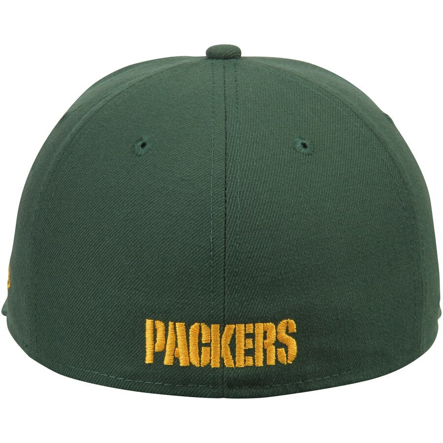 Green Bay Packers Fitted New Era 59Fifty Cilantro Green Cap Hat - THE 4TH QUARTER