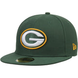 Green Bay Packers Fitted New Era 59Fifty Cilantro Green Cap Hat