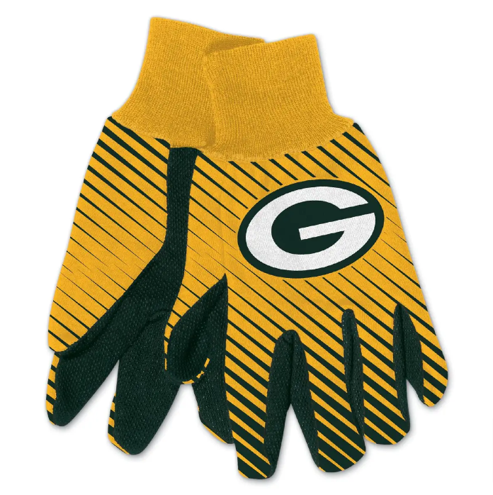 Green Bay Packers Sport Utility Gloves Stripes - THE 4TH QUARTER