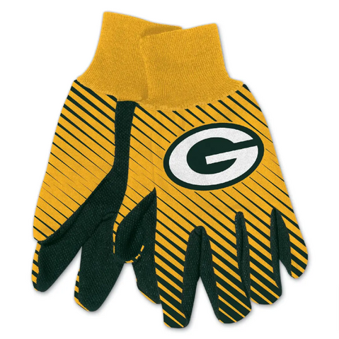 Green Bay Packers Sport Utility Gloves Stripes