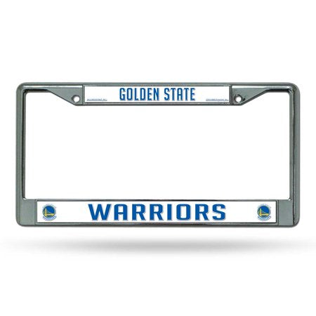 Golden State Warriors Chrome Auto Licensed Plate Frame - THE 4TH QUARTER