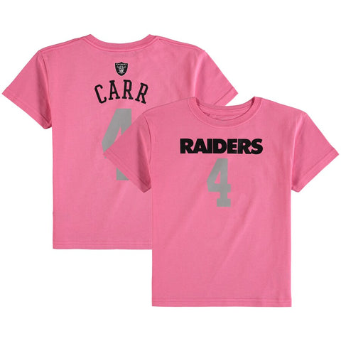 Raiders Girl Kids My Team T-Shirt Pink