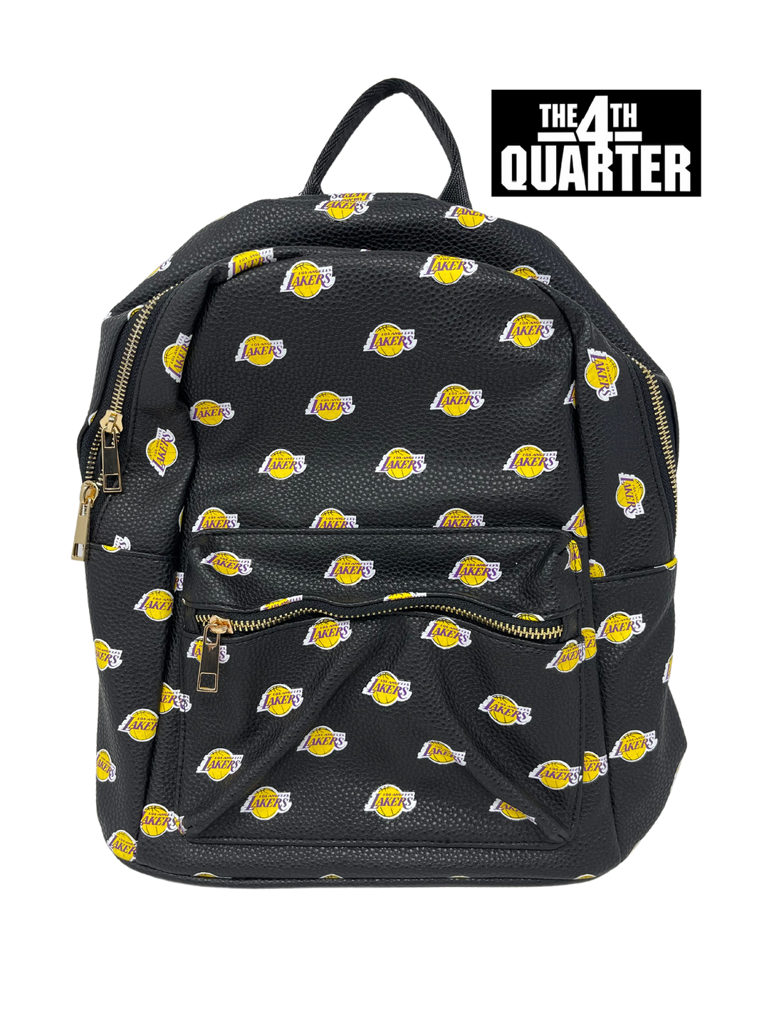 Los Angeles Lakers Premium Leather Backpack - THE 4TH QUARTER