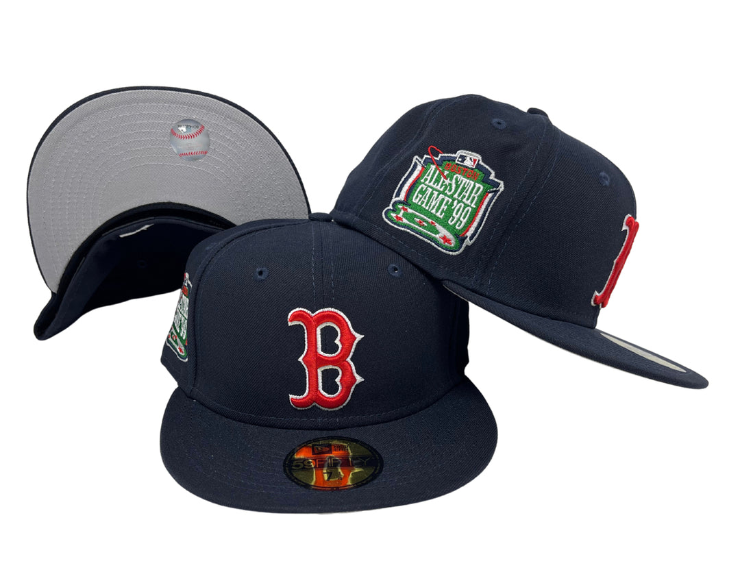 Boston Red Sox Fitted New Era 59FIFTY 1999 All Star Game Cap Hat Navy - THE 4TH QUARTER