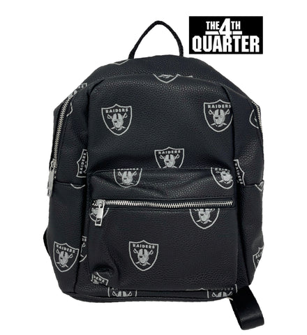 Las Vegas Raiders Premium Leather Backpack