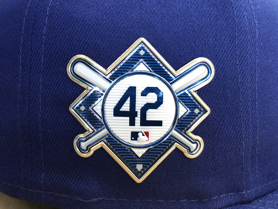 Los Angeles Dodgers Fitted New Era 59Fifty On Field Jackie Robinson Cap Hat - THE 4TH QUARTER