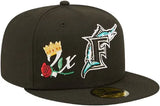 Florida Marlins Fitted New Era 59Fifty Crown Champs Cap Hat Grey UV