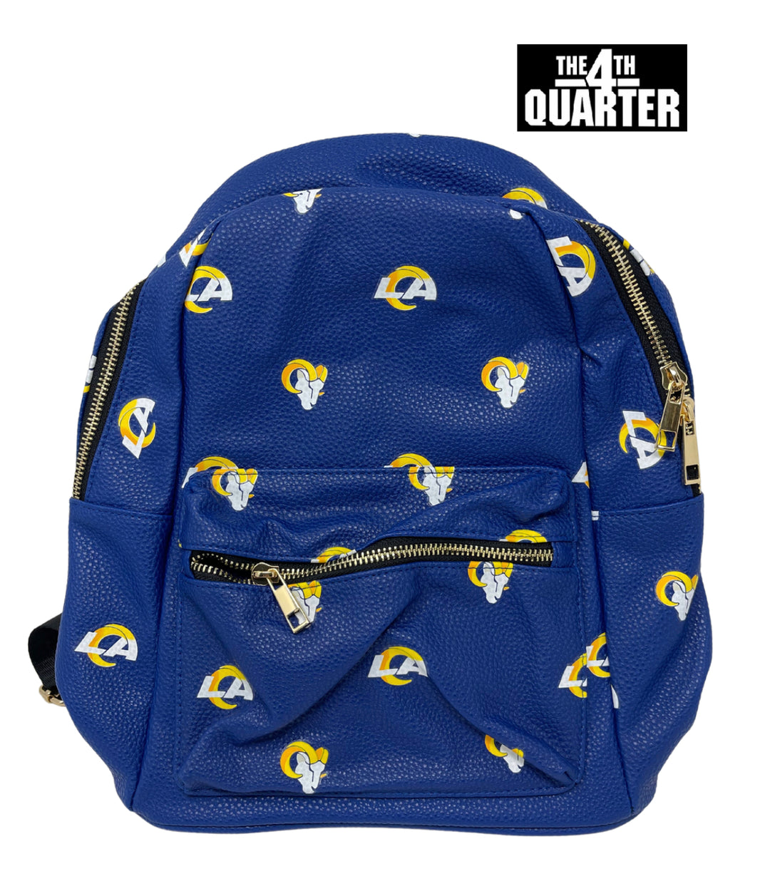 Los Angeles Rams Premium Leather Backpack - THE 4TH QUARTER