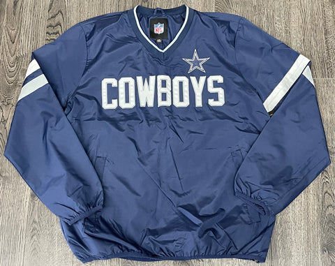 Dallas Cowboys Mens Jacket G-III Clutch Hitter V-Neck Pullover Windbreaker