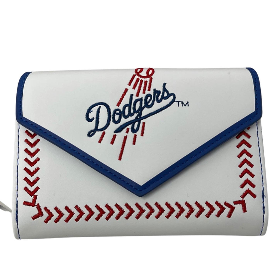 Los Angeles Dodgers Womens Stitched Little Earth Wallet - THE 4TH QUARTER
