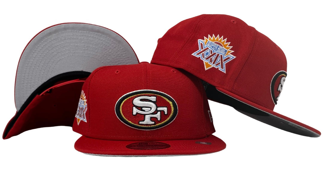 San Francisco 49ers Snapback New Era 9Fifty Super Bowl XXIX Red Hat Cap