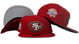 San Francisco 49ers Snapback New Era 9Fifty Super Bowl XXIX Red Hat Cap