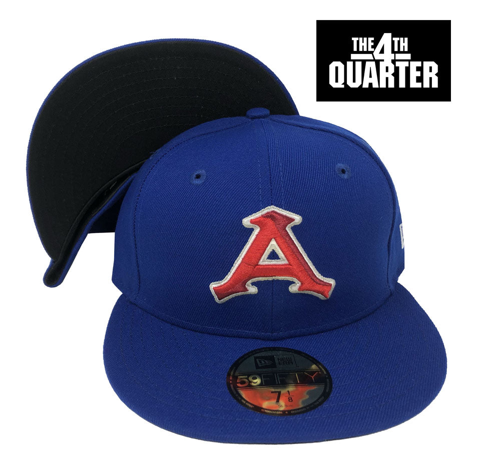 Acereros del Norte Fitted Team Logo Mexican LMB New Era 59Fifty Blue Hat Cap Black UV - THE 4TH QUARTER