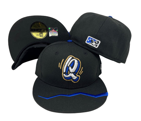 Rancho Cucamonga Quakes New Era 59Fifty Fitted Black Hat Cap