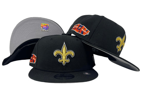 New Orleans Saints 9Fifty Snapback New Era SB XLIV Cap Hat Black