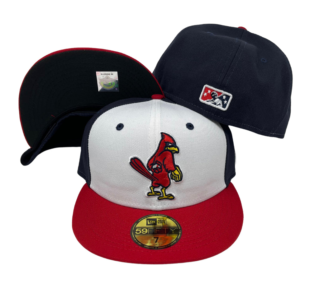 Memphis Redbirds MiLB Fitted New Era 59FIFTY Navy Cap Hat - THE 4TH QUARTER
