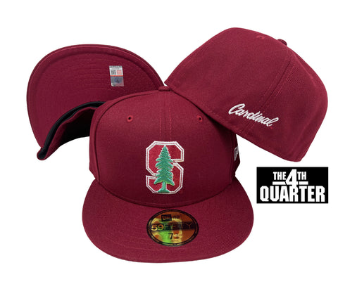 Stanford University Fitted 59Fifty New Era Cap Hat Cardinal