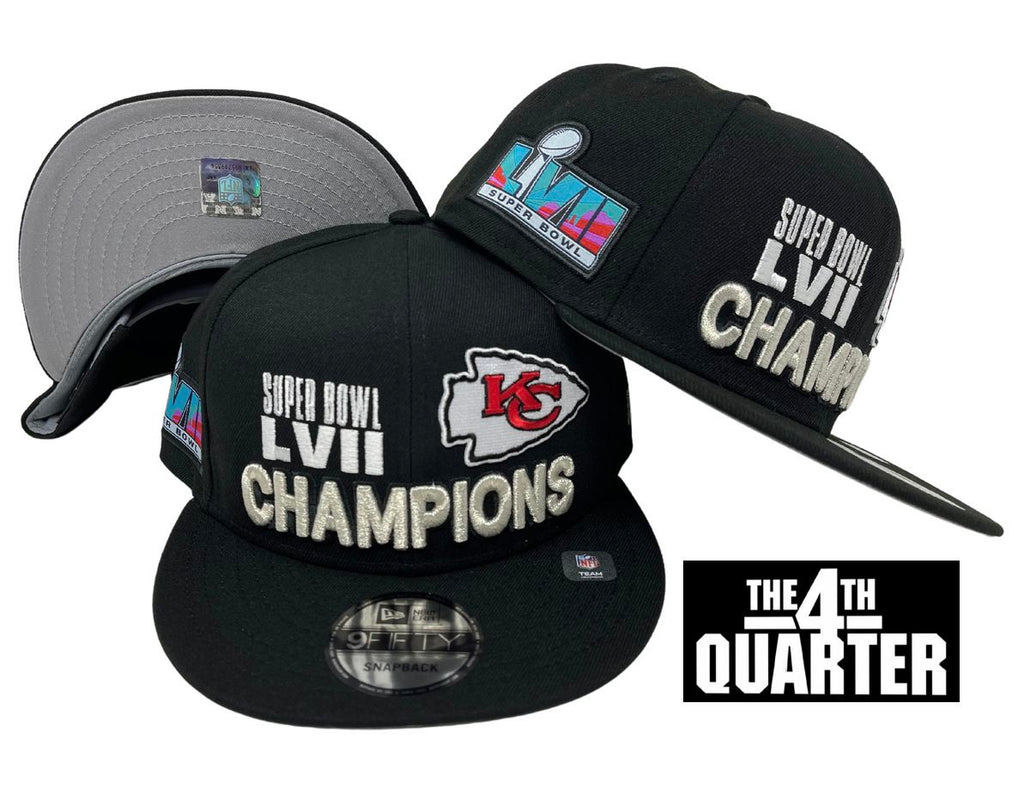 New Era Black Kansas City Chiefs Super Bowl LVII Champions Parade 9FIFTY Snapback Hat