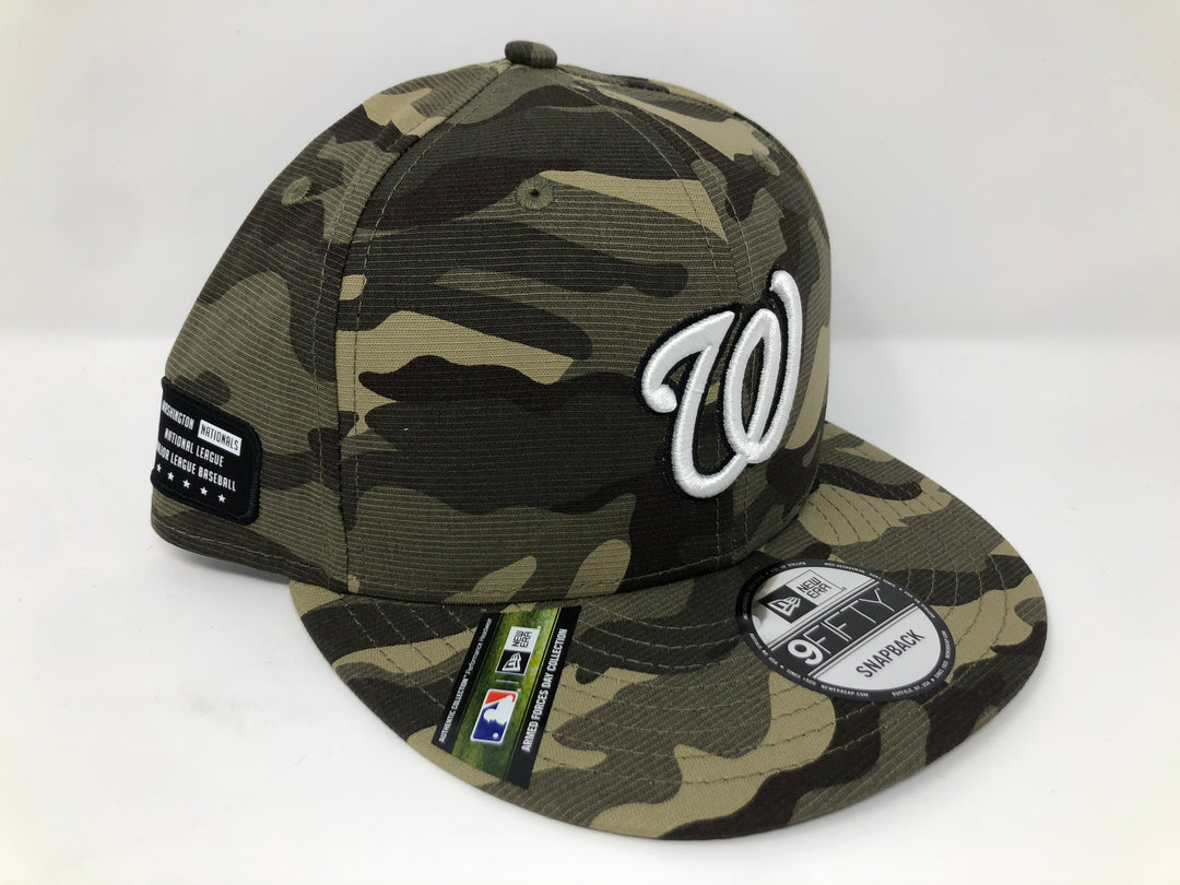 Washington Nationals Snapback New Era 9Fifty Armed Forces Camo Cap Hat - THE 4TH QUARTER