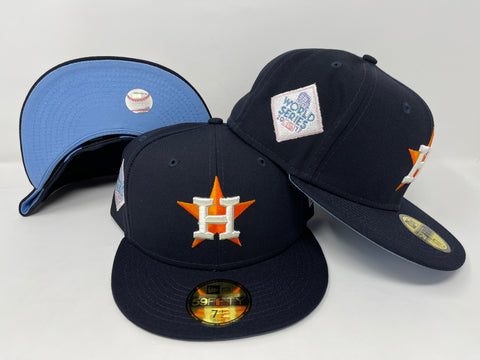 Houston Astros Fitted New Era 59FIFTY Pop Sweat Hat Cap Sky UV – THE 4TH  QUARTER