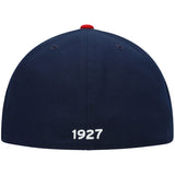 Cruz Azul Fitted Fan Ink Cap Hat Navy Red