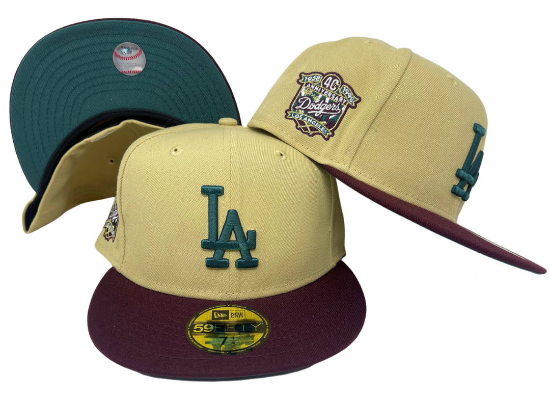 Los Angeles Dodgers Fitted New Era 59Fifty Fall Collection Hat Cap - THE 4TH QUARTER