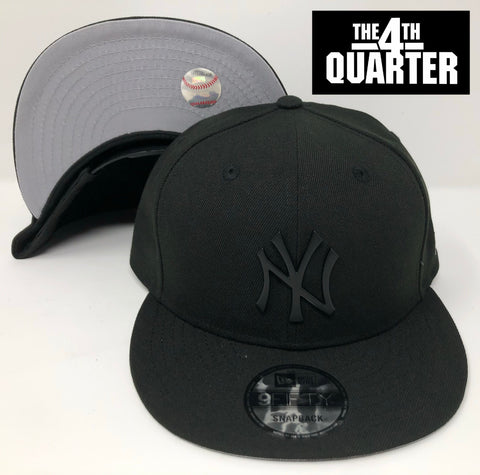 New York Yankees Snapback New Era 9Fifty Matte Metal Logo Black